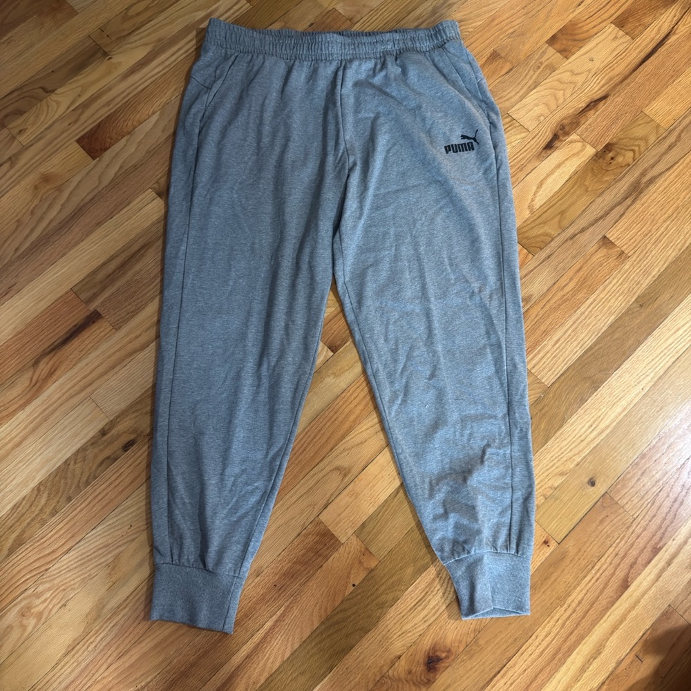Puma Men's Heather Gray Joggers